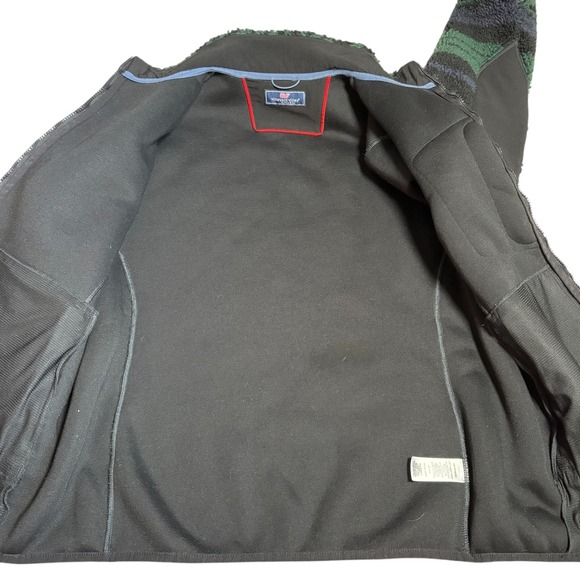 Vineyard Vines Men's Fleece Full Zip Sherpa Jacket in Tonal Nordic M Outerwear‎ - Picture 8 of 13